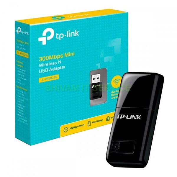 TP-LINK 300MBPS MINI WIRELESS & USB ADOPTER TL-WN823N